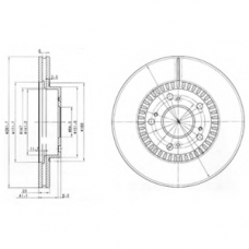 BG3720 DELPHI Тормозной диск