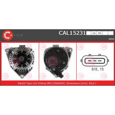 CAL15231GS CASCO Генератор