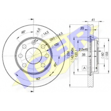 78BD1440-2 ICER Тормозной диск