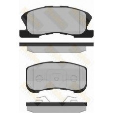 PA1337 BRAKE ENGINEERING Комплект тормозных колодок, дисковый тормоз