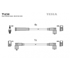 T145H TESLA Комплект проводов зажигания