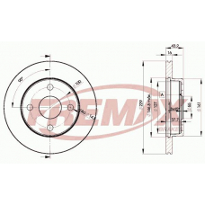 BD-1016 FREMAX Тормозной диск