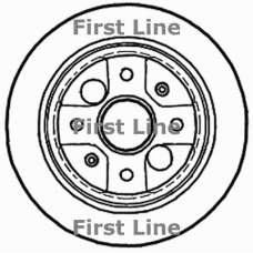 FBD487 FIRST LINE Тормозной диск