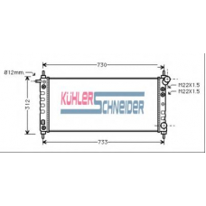 0619301 KUHLER SCHNEIDER Радиатор, охлаждение двигател