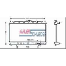 0512501 KUHLER SCHNEIDER Радиатор, охлаждение двигател