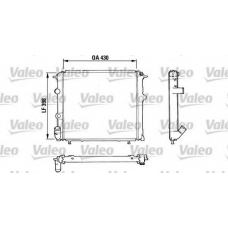 810914 VALEO Радиатор, охлаждение двигателя