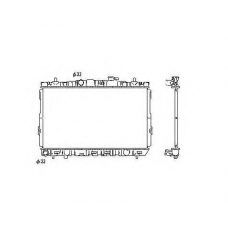 53471 NRF Радиатор, охлаждение двигателя