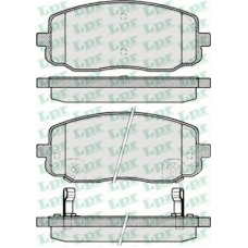 05P1220 LPR Комплект тормозных колодок, дисковый тормоз