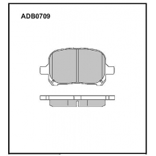 ADB0709 Allied Nippon Тормозные колодки