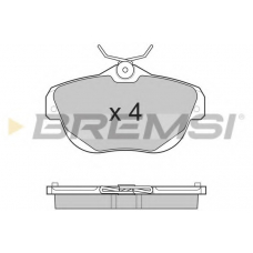 BP3262 BREMSI Комплект тормозных колодок, дисковый тормоз