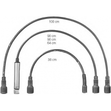 0300890583 BERU Комплект проводов зажигания