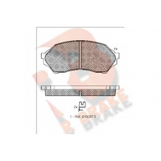 RB1309 R BRAKE Комплект тормозных колодок, дисковый тормоз