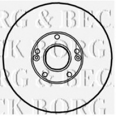BBD4702 BORG & BECK Тормозной диск
