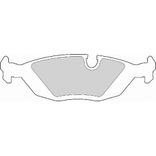 FD412N NECTO Комплект тормозных колодок, дисковый тормоз