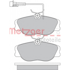 1170602 METZGER Комплект тормозных колодок, дисковый тормоз