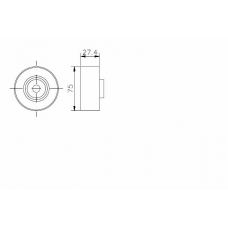 TKR 9197 TIMKEN Натяжной ролик, поликлиновой  ремень