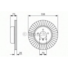 0 986 479 773 BOSCH Тормозной диск