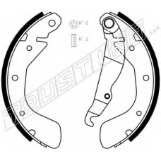 073.166 TRUSTING Комплект тормозных колодок