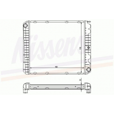 65515A NISSENS Радиатор, охлаждение двигателя