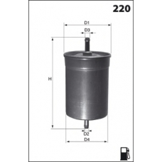 ELE6011 MECAFILTER Топливный фильтр