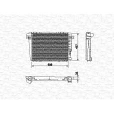 350213446000 MAGNETI MARELLI Радиатор, охлаждение двигател