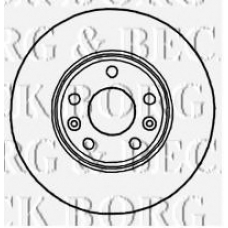 BBD4780 BORG & BECK Тормозной диск