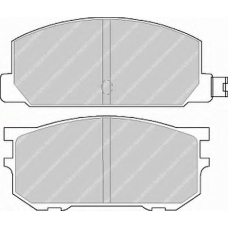 FDB219 FERODO Комплект тормозных колодок, дисковый тормоз