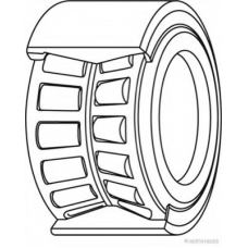 J4710910 HERTH+BUSS JAKOPARTS Комплект подшипника ступицы колеса