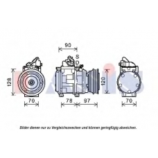 852634N AKS DASIS Компрессор, кондиционер