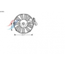 OL7523 AVA Вентилятор, охлаждение двигателя