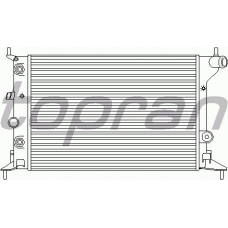 206 674 TOPRAN Радиатор, охлаждение двигателя
