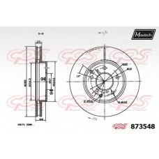 873548.6060 MAXTECH Тормозной диск