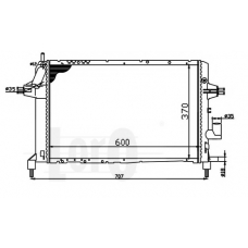 037-017-0045 LORO Радиатор, охлаждение двигателя
