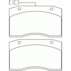 C6016 PAGID Комплект тормозных колодок, дисковый тормоз
