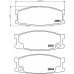 2350101 TEXTAR Комплект тормозных колодок, дисковый тормоз