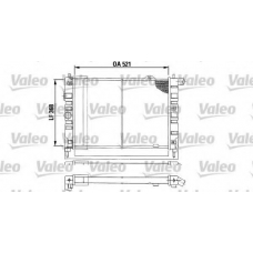 731217 VALEO Радиатор, охлаждение двигателя