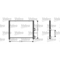 818020 VALEO Конденсатор, кондиционер