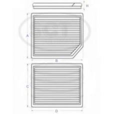SA 1171 SCT Фильтр, воздух во внутренном пространстве