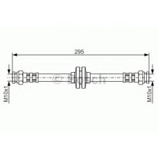 1 987 476 632 BOSCH Тормозной шланг