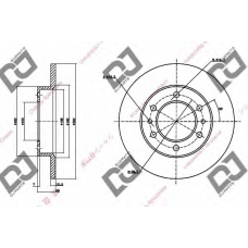 BD1263 DJ PARTS Тормозной диск