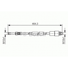 1 987 481 541 BOSCH Тормозной шланг