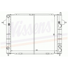 63038 NISSENS Радиатор, охлаждение двигателя