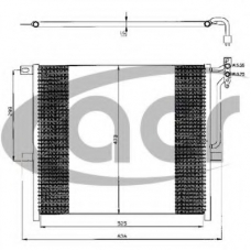 300513 ACR Конденсатор, кондиционер