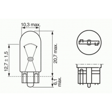 1 987 302 223 BOSCH Лампа накаливания