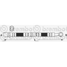 T 78 009 BREMBO Тормозной шланг