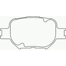 MDB2013 MINTEX Комплект тормозных колодок, дисковый тормоз