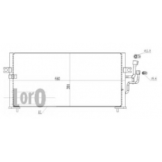 033-016-0003 LORO Конденсатор, кондиционер