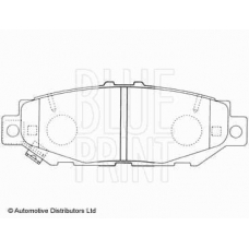 ADT34263 BLUE PRINT Комплект тормозных колодок, дисковый тормоз