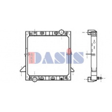 400210T AKS DASIS Радиатор, охлаждение двигателя