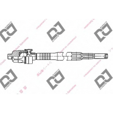 DR1233 DJ PARTS Осевой шарнир, рулевая тяга